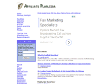 Tablet Screenshot of affiliateplan.com